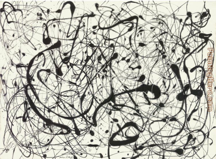 Jackson Pollock No. 14 Gray